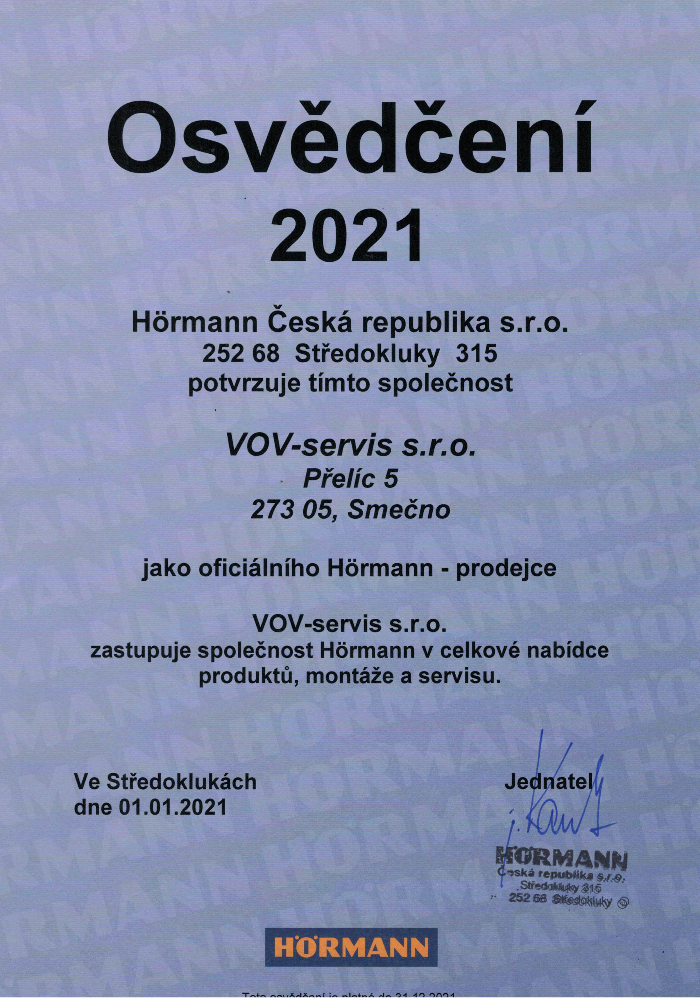 Osvědčení HORMANN 2021.jpg